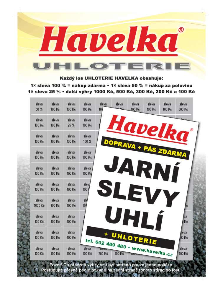 Jarní slevy uhlí 1